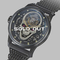 Sold out-【全台限量99只】FIBER|思想 THINKING.骷髏|手上鍊鏤空陀飛輪腕錶(黑鋼) Sold out-【全台限量99只】FIBER|思想 THINKING.骷髏|手上鍊鏤空陀飛輪腕錶(黑鋼)