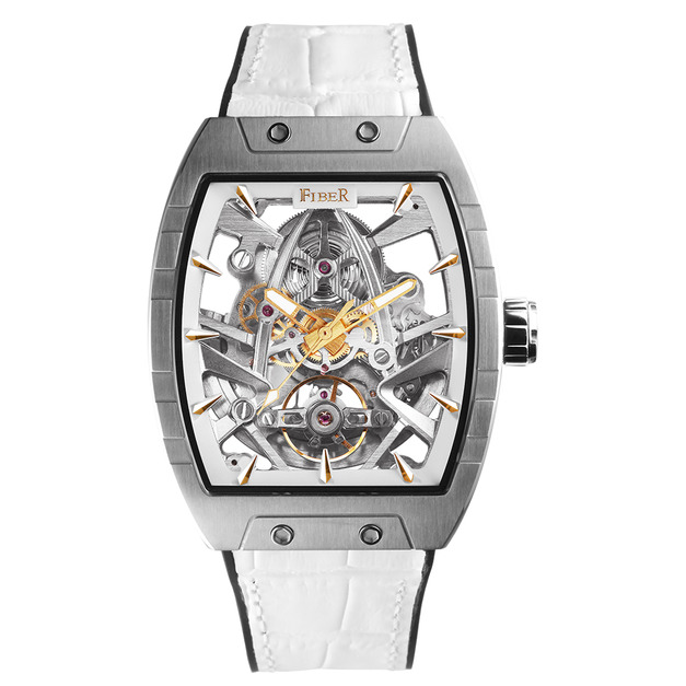 新上市-FIBER|8018.時空之刃|限量機械鏤空錶-金 新上市-FIBER|8018.時空之刃|限量機械鏤空錶-金