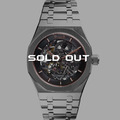 Sold out-FIBER|8017.競速先鋒系列|骨雕鏤空機械腕錶-銀 Sold out-FIBER|8017.競速先鋒系列|骨雕鏤空機械腕錶-銀