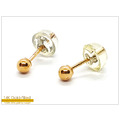 3mm圓珠(14KGF)耳釘 3mm圓珠(14KGF)耳釘