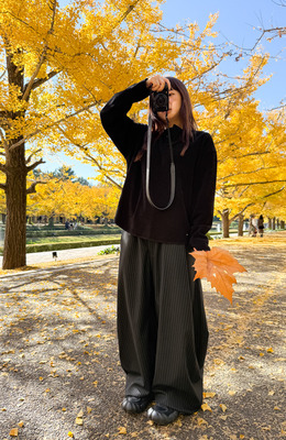 裁縫師俐落彎刀西裝褲 /二色 裁縫師俐落彎刀西裝褲 /二色