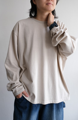 小寬寬短版水洗長袖TEE /四色 小寬寬短版水洗長袖TEE /四色