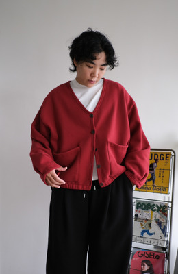 短短日系雙口刷毛無領外套 /四色 短短日系雙口刷毛無領外套 /四色