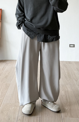 大地色裁縫師俐落彎刀西裝褲 /二色 大地色裁縫師俐落彎刀西裝褲 /二色