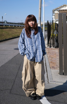 100%完美深淺BLUE格子襯衫 /二色 100%完美深淺BLUE格子襯衫 /二色