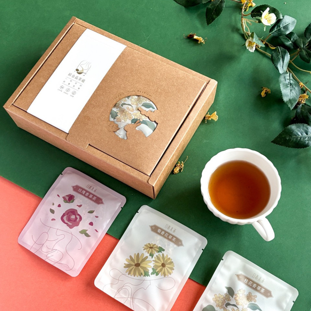 【中秋限定禮盒】綜合品茶組-花草組10入 【中秋限定禮盒】綜合品茶組-花草組10入