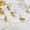 24K GP 星星耳針 保色 耳針 DIY耳環 飾品材料 飾品配件 手工飾品 飾品 飾品材_6 24K GP 星星耳針 保色 耳針 DIY耳環 飾品材料 飾品配件 手工飾品 飾品 飾品材_6