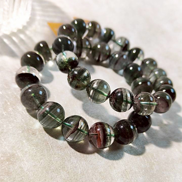 高品千層綠幽靈 天然綠幽靈 綠幽靈 11+mm/12+mm 透體 單圈 隨機出貨 台中水晶 水晶批發 高品 高品千層綠幽靈 天然綠幽靈 綠幽靈 11+mm/12+mm 透體 單圈 隨機出貨 台中水晶 水晶批發 高品