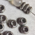 304不銹鋼車輪大孔珠 不退色 保色銀 約7.5mm(10入)手工材料 台中材料 耳環 手串 手鍊diy_2 304不銹鋼車輪大孔珠 不退色 保色銀 約7.5mm(10入)手工材料 台中材料 耳環 手串 手鍊diy_2