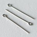 304不銹鋼 保色 銀 9字針 約0.6mm*3cm 連結棒 (約100入)手工材料 耳環diy_2 304不銹鋼 保色 銀 9字針 約0.6mm*3cm 連結棒 (約100入)手工材料 耳環diy_2