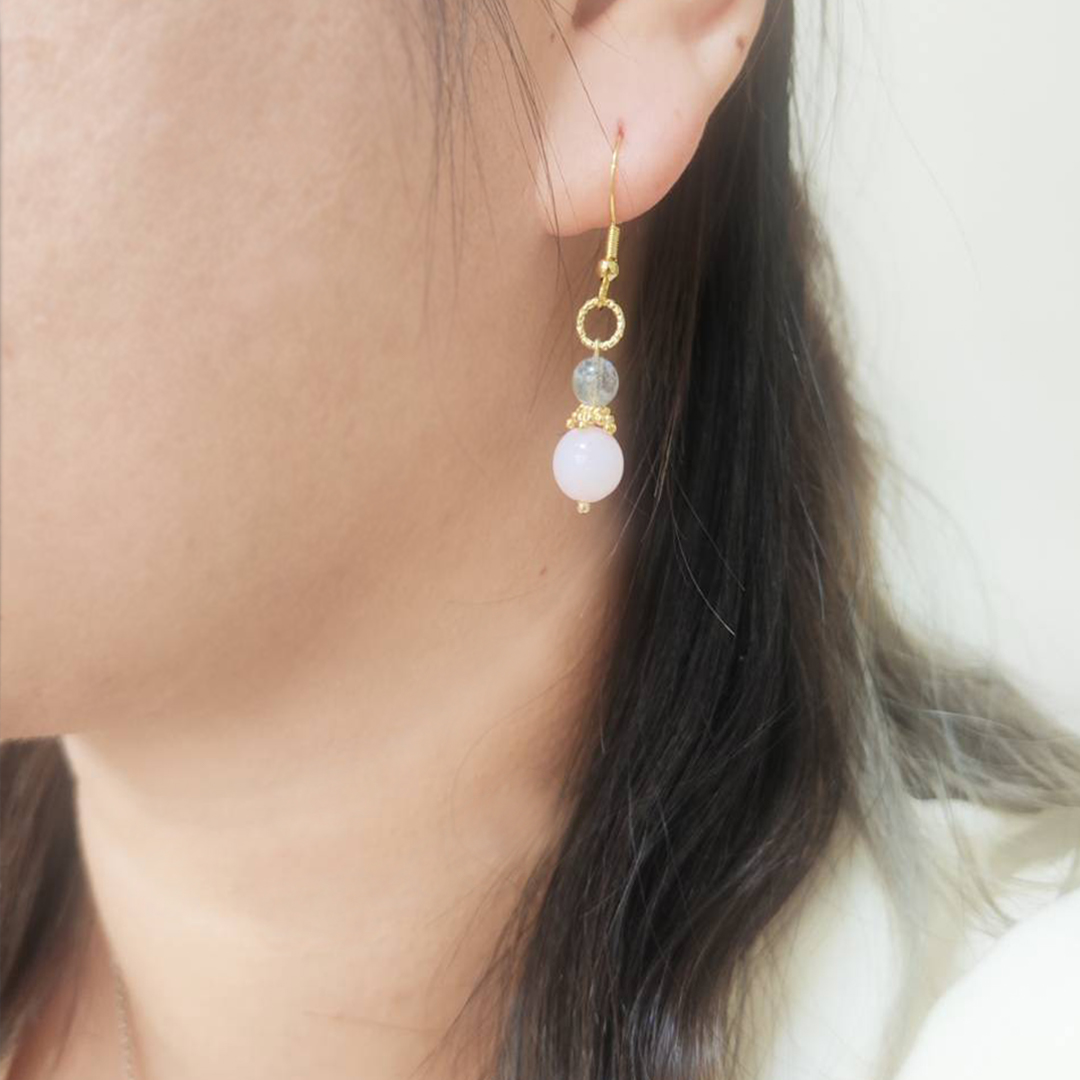 水晶耳環