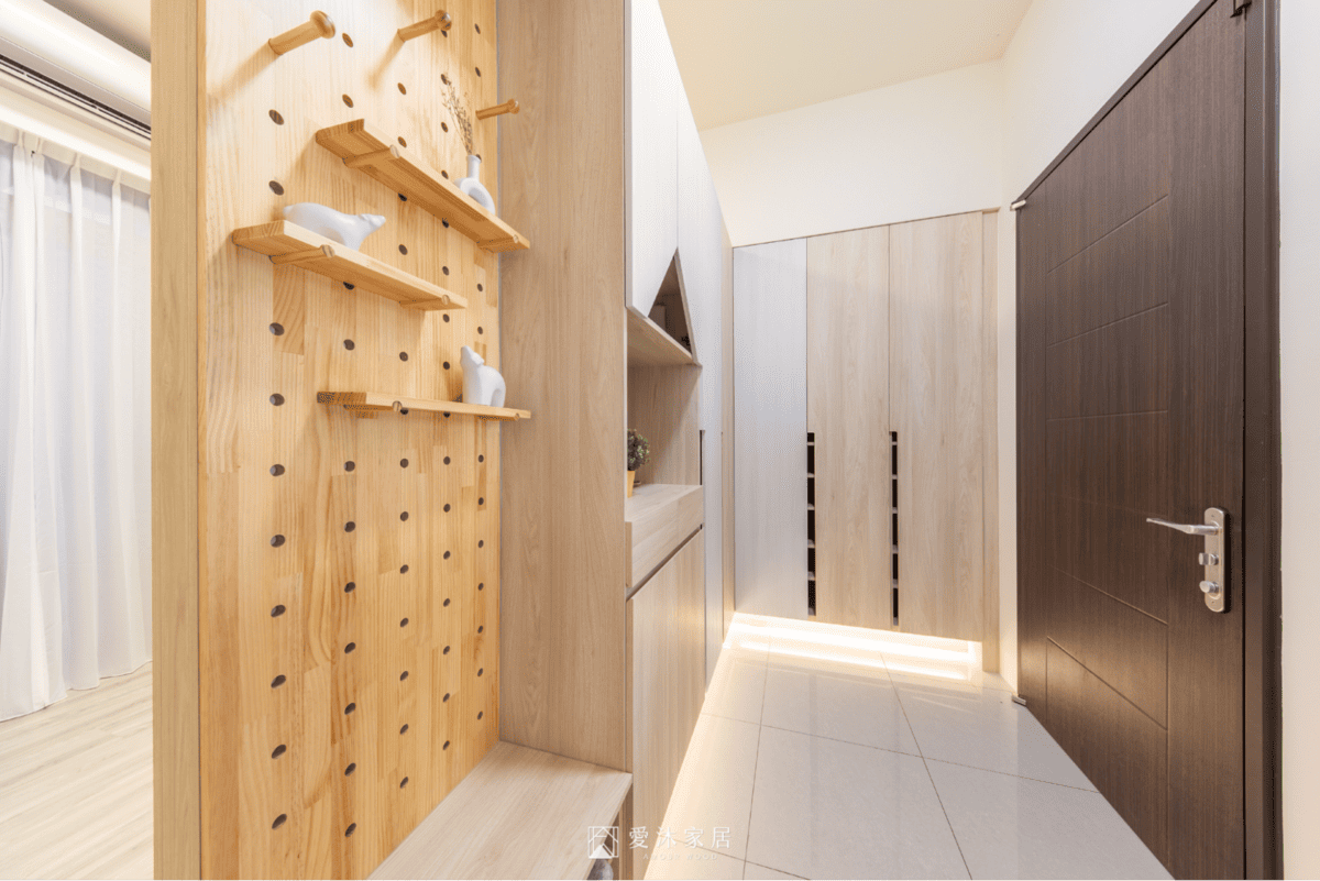 玄關設計優點:保護室內隱私