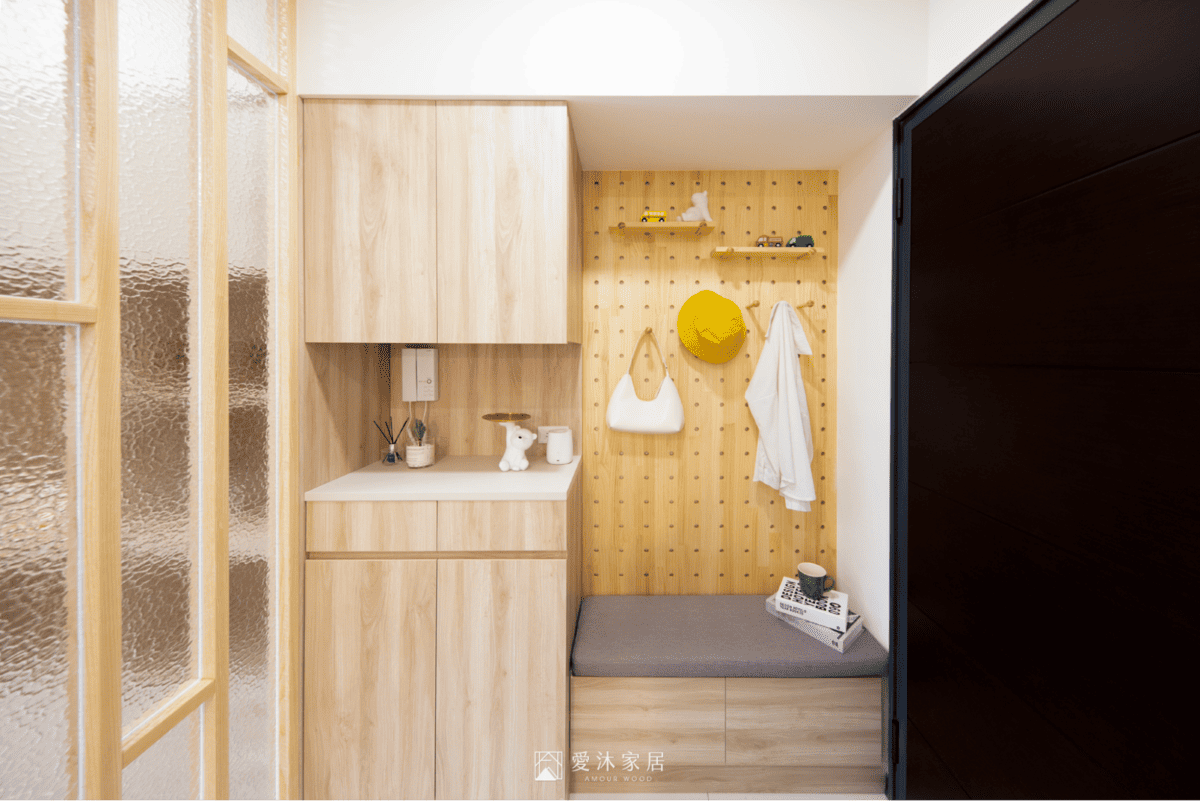 玄關設計作品:多功能系統櫃