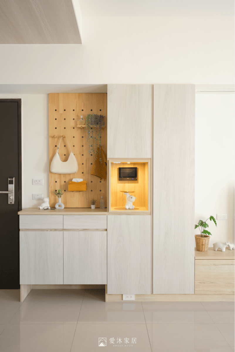 玄關系統櫃設計範例