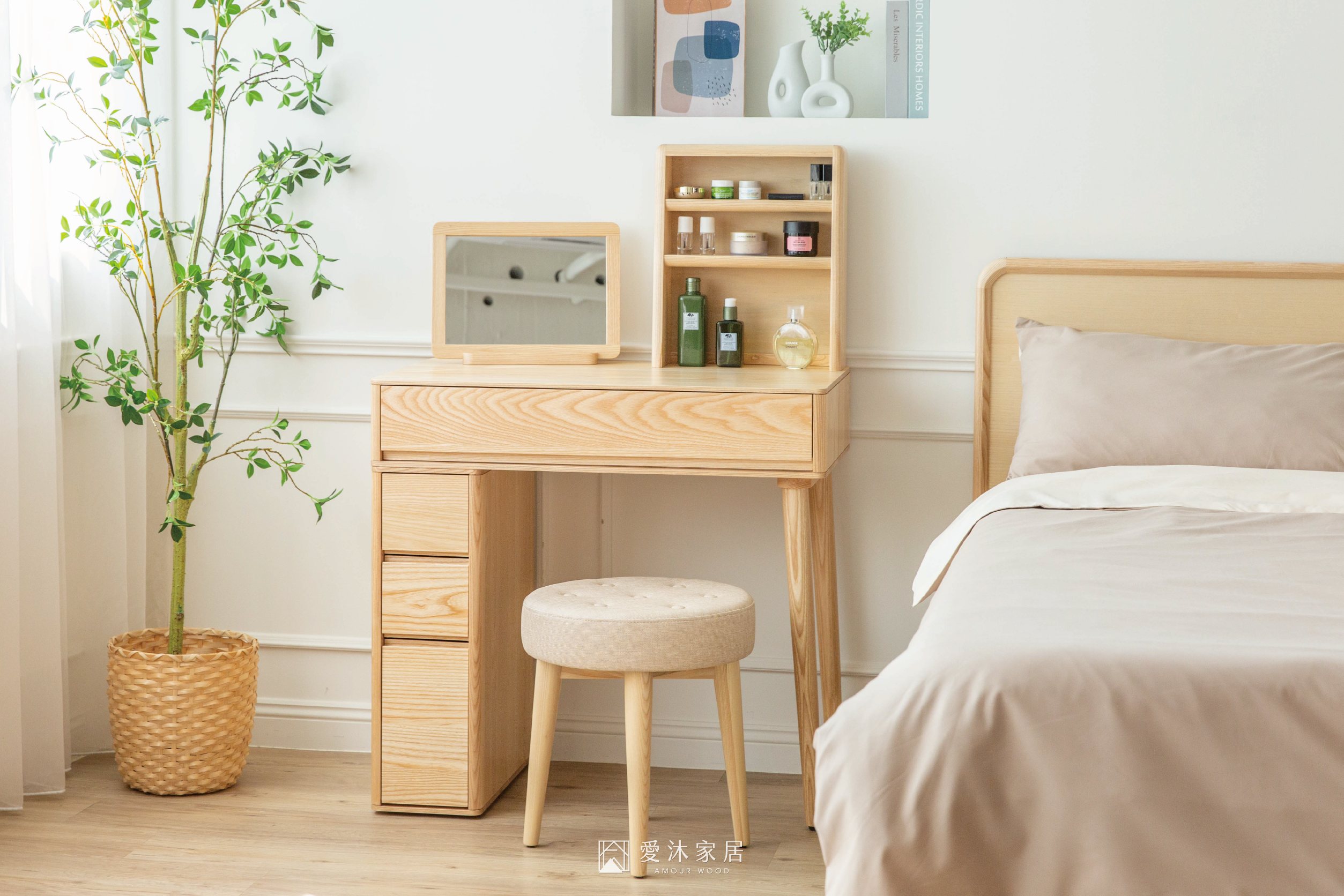 質感化妝台設計就選專業、可客製化的「愛沐家居」!