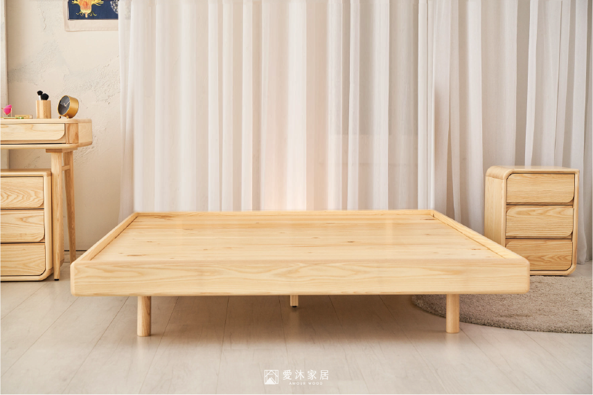愛沐家居雙人床架推薦:浮身若夢床架