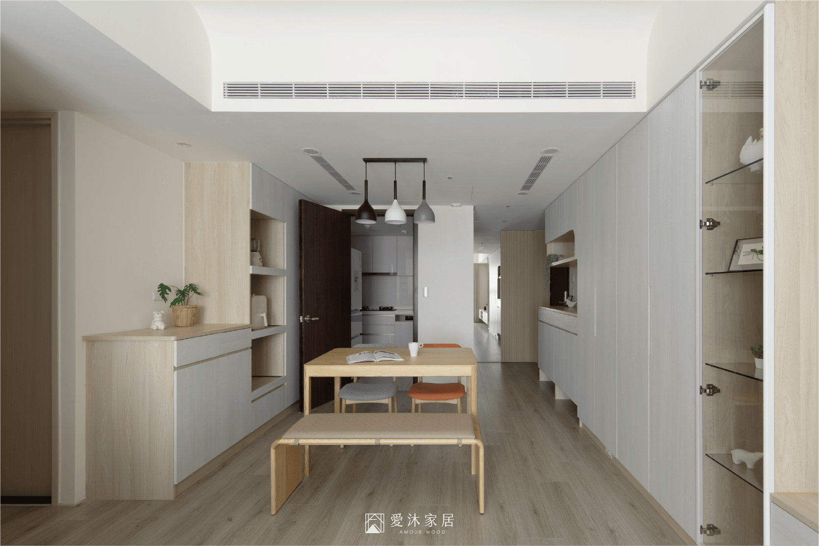 吊隱式冷氣案例:久釀.微光-1