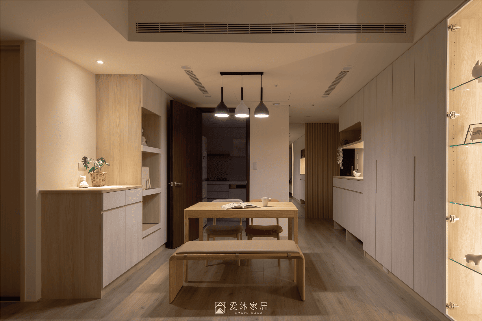 吊隱式冷氣案例:久釀.微光-2