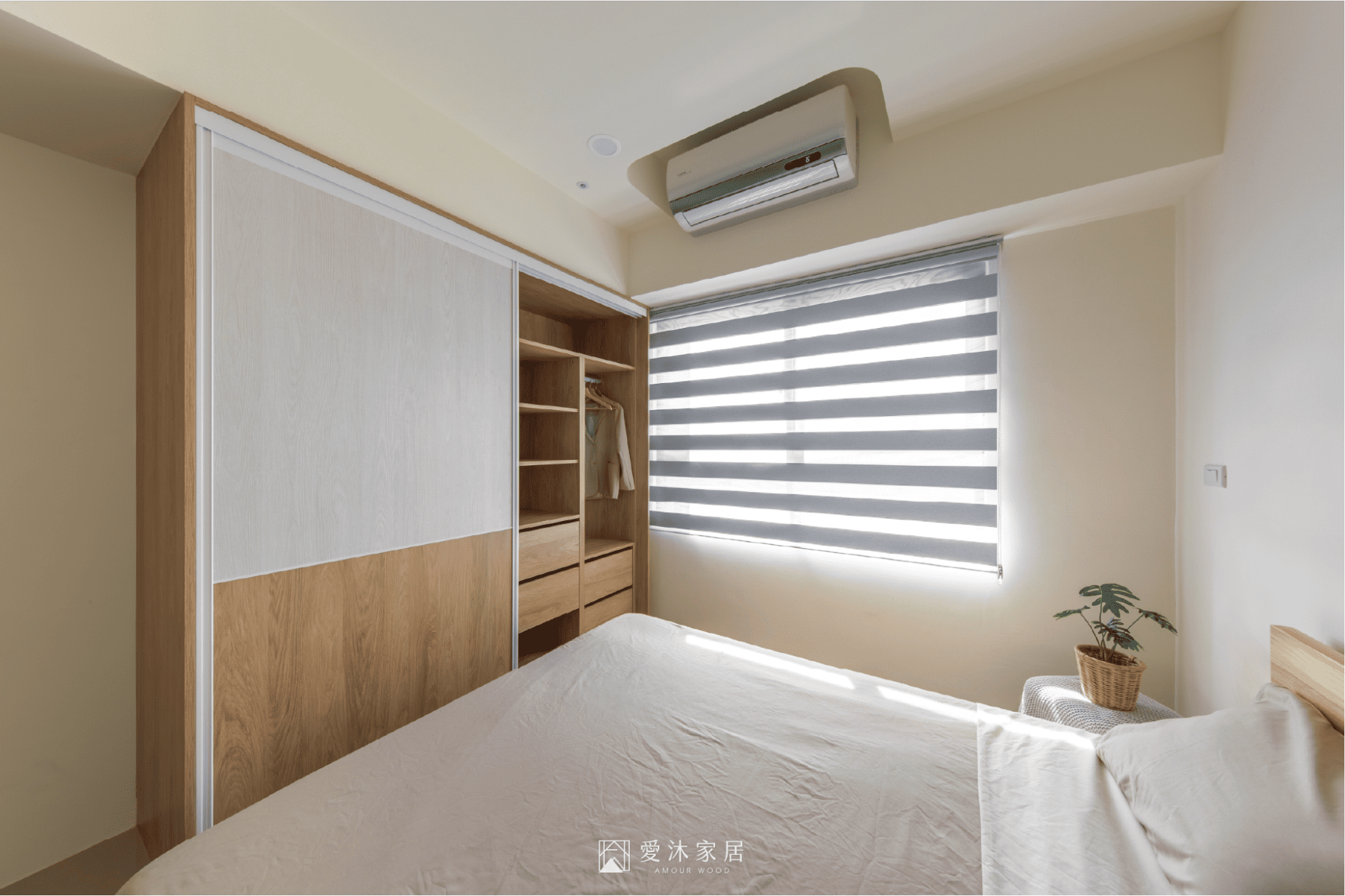 衣櫃門片樣式:推拉式