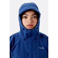 *過季出清*(女)【RAB】Downpour Eco Waterproof 輕量防風防水連帽外套 -青藍 RQWG83UM_7 *過季出清*(女)【RAB】Downpour Eco Waterproof 輕量防風防水連帽外套 -青藍 RQWG83UM_7