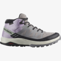 *出清特惠*(女)【SALOMON】OUTRISE MID GTX GORE-TEX 中筒登山鞋-灰粉 L47160600_1 *出清特惠*(女)【SALOMON】OUTRISE MID GTX GORE-TEX 中筒登山鞋-灰粉 L47160600_1