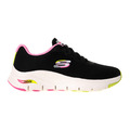 *出清特價*(女)【斯克威爾SKECHERS】ARCH FIT 寬楦運動休閒鞋 -黑粉紅 149722WBKMT *出清特價*(女)【斯克威爾SKECHERS】ARCH FIT 寬楦運動休閒鞋 -黑粉紅 149722WBKMT