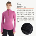 (女)【icebreaker】ZONE 網眼透氣保暖半開襟長袖上衣-BF150-黑 IB104332-001_8 (女)【icebreaker】ZONE 網眼透氣保暖半開襟長袖上衣-BF150-黑 IB104332-001_8