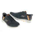 *過季出清*(男)【斯克威爾SKECHERS】瞬穿舒適科技 GOWALK 6 健走鞋 炭灰橘 216279CCOR_3 *過季出清*(男)【斯克威爾SKECHERS】瞬穿舒適科技 GOWALK 6 健走鞋 炭灰橘 216279CCOR_3