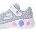 *過季出清*(童)【斯克威爾SKECHERS】女童系列燈鞋 PRINCESS WISHES-淡紫/多彩 302686LLVMT_5 *過季出清*(童)【斯克威爾SKECHERS】女童系列燈鞋 PRINCESS WISHES-淡紫/多彩 302686LLVMT_5