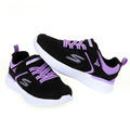過季出清 (童)【斯克威爾SKECHERS】GORUN 400 V2-女童運動鞋-黑紫 302537LBKLV_2 過季出清 (童)【斯克威爾SKECHERS】GORUN 400 V2-女童運動鞋-黑紫 302537LBKLV_2