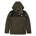 (男)【THE NORTH FACE】男防水單件式保暖連帽外套-礦黃/橄綠 NF0A4UAU81U/NF0A4UAUBQW_1 (男)【THE NORTH FACE】男防水單件式保暖連帽外套-礦黃/橄綠 NF0A4UAU81U/NF0A4UAUBQW_1