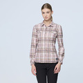 (女)【Wildland 荒野】彈性格紋內刷毛保暖襯衫-乾燥玫瑰 0B22201-168_1 (女)【Wildland 荒野】彈性格紋內刷毛保暖襯衫-乾燥玫瑰 0B22201-168_1