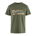 (男)【北極狐Fjallraven】Multicolor Logo T shirt 短袖T恤-月桂綠 12600268-625 (男)【北極狐Fjallraven】Multicolor Logo T shirt 短袖T恤-月桂綠 12600268-625