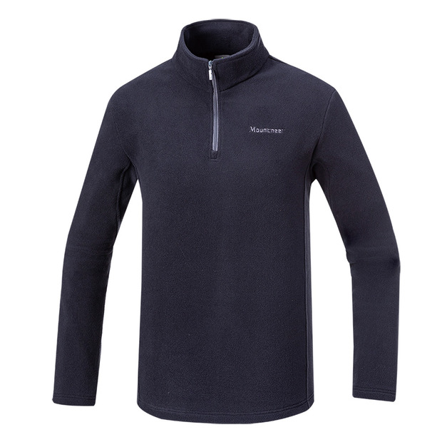 (男)【山林Mountneer】刷毛保暖上衣-黑/藍 52F01-01/52F01-81 (男)【山林Mountneer】刷毛保暖上衣-黑/藍 52F01-01/52F01-81