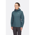 (女)【RAB】Xenair Alpine Light Insulated Jacket防風連帽外套-黑色/淺鋅 RQIP18BLK/RQIP18LZN_2 (女)【RAB】Xenair Alpine Light Insulated Jacket防風連帽外套-黑色/淺鋅 RQIP18BLK/RQIP18LZN_2