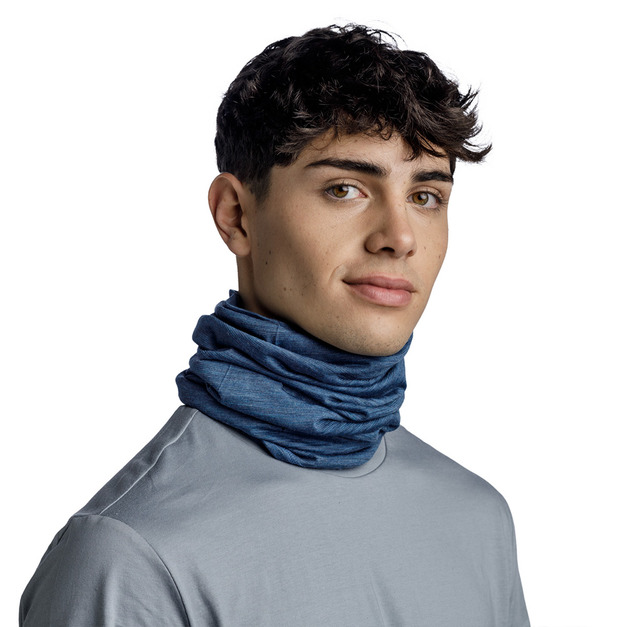 【BUFF】舒適素面125gsm美麗諾羊毛頭巾-深海藍紋/綠野森林 BF117819 【BUFF】舒適素面125gsm美麗諾羊毛頭巾-深海藍紋/綠野森林 BF117819