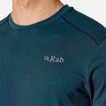 (男)【RAB】Force LS Tee 長袖防曬抗臭排汗衣-黑色/暴風藍 RQCC22BLK/RQCC22TMB_3 (男)【RAB】Force LS Tee 長袖防曬抗臭排汗衣-黑色/暴風藍 RQCC22BLK/RQCC22TMB_3