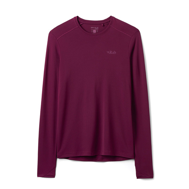 (女)【RAB】Force LS Tee 長袖防曬抗臭排汗衣-桑葚紫/暴風藍 RQCC23MUL/RQCC23TMB (女)【RAB】Force LS Tee 長袖防曬抗臭排汗衣-桑葚紫/暴風藍 RQCC23MUL/RQCC23TMB