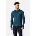 (男)【RAB】Force LS Tee 長袖防曬抗臭排汗衣-黑色/暴風藍 RQCC22BLK/RQCC22TMB_2 (男)【RAB】Force LS Tee 長袖防曬抗臭排汗衣-黑色/暴風藍 RQCC22BLK/RQCC22TMB_2