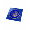 西班牙朝聖之路貝殼紀念別針 金屬徽章 金屬胸針 金屬胸徽 Camino de Santiago Pin 5X5cm 台灣製_1 西班牙朝聖之路貝殼紀念別針 金屬徽章 金屬胸針 金屬胸徽 Camino de Santiago Pin 5X5cm 台灣製_1