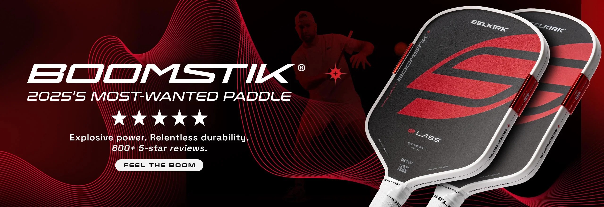 Selkirk LABS Project Boomstik –寬拍面匹克球拍(Widebody Paddle)美國製造 原廠有限終身保固