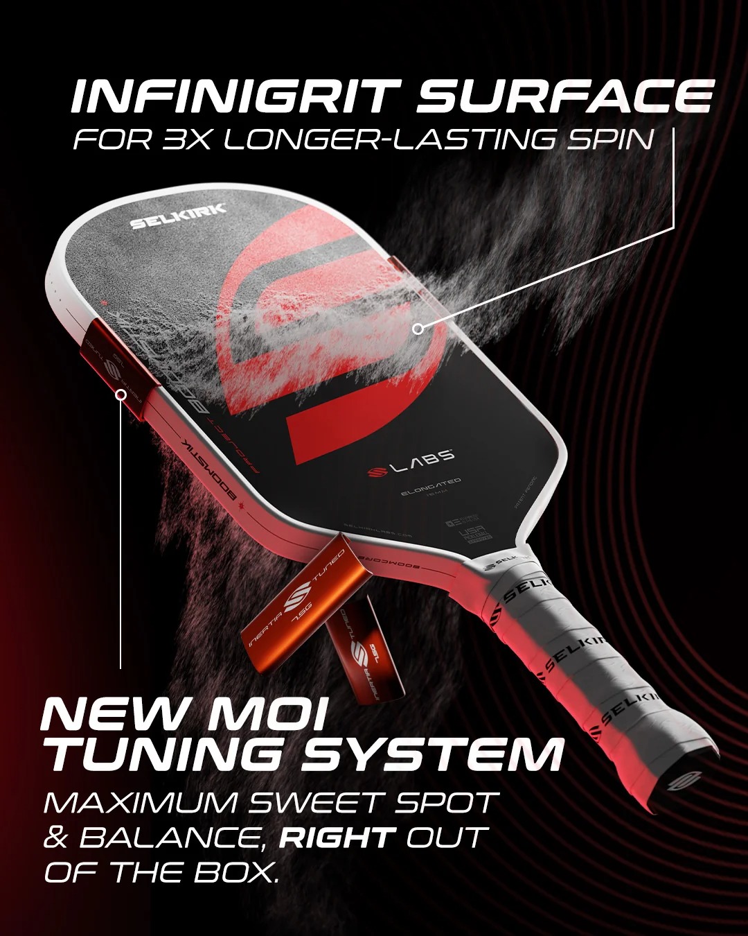 Selkirk LABS Project Boomstik –寬拍面匹克球拍(Widebody Paddle)美國製造 原廠有限終身保固