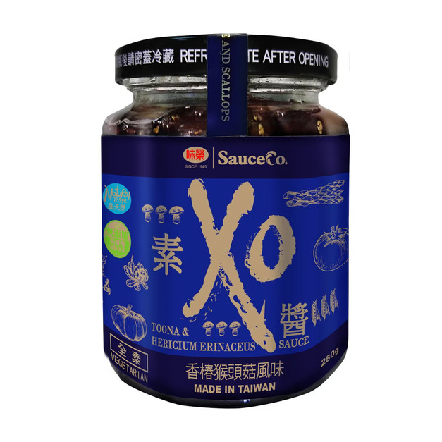 【味榮】素XO醬-香椿猴頭菇風味 280g 【味榮】素XO醬-香椿猴頭菇風味 280g