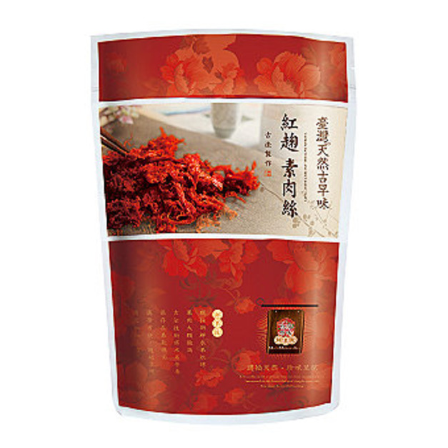 【綠源寶】紅麴素肉絲200g/袋 【綠源寶】紅麴素肉絲200g/袋