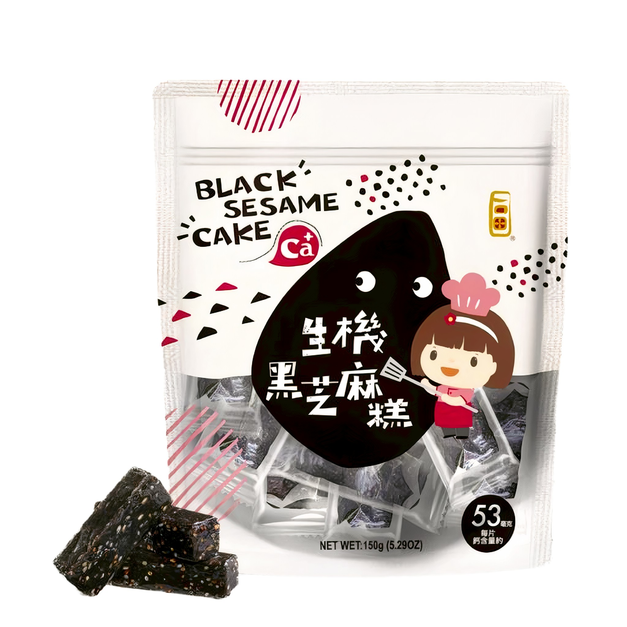 【一口田】生機黑芝麻糕 150g 【一口田】生機黑芝麻糕 150g