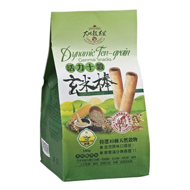 【大地瑴萊寶】活力十穀玄米棒 180g/包 【大地瑴萊寶】活力十穀玄米棒 180g/包