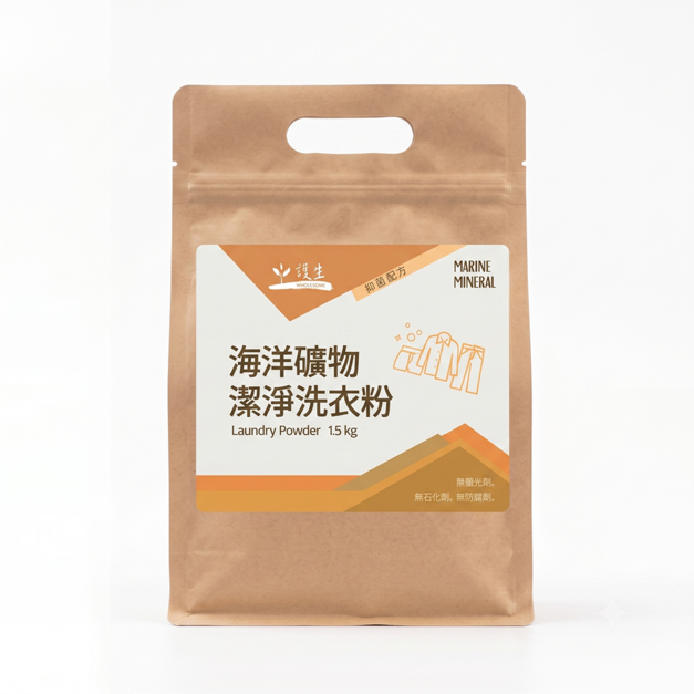 【護生】海洋礦物潔淨洗衣粉1.5kg 【護生】海洋礦物潔淨洗衣粉1.5kg