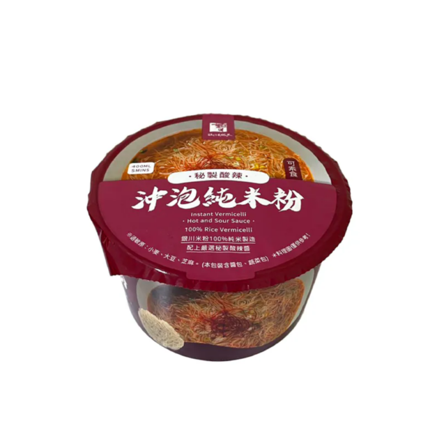 【銀川】沖泡純米粉 秘製酸辣 74g《碗裝》 【銀川】沖泡純米粉 秘製酸辣 74g《碗裝》