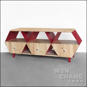 貝德三抽 電視櫃 鐵木造型 電視櫃 多彩金屬櫃 CB008-3 貝德三抽 電視櫃 鐵木造型 電視櫃 多彩金屬櫃 CB008-3