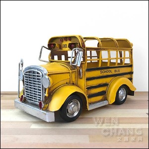 美式手工車 鄉村 美國校車造型筆筒收納筒 汽車模型筆筒 Z116 美式手工車 鄉村 美國校車造型筆筒收納筒 汽車模型筆筒 Z116